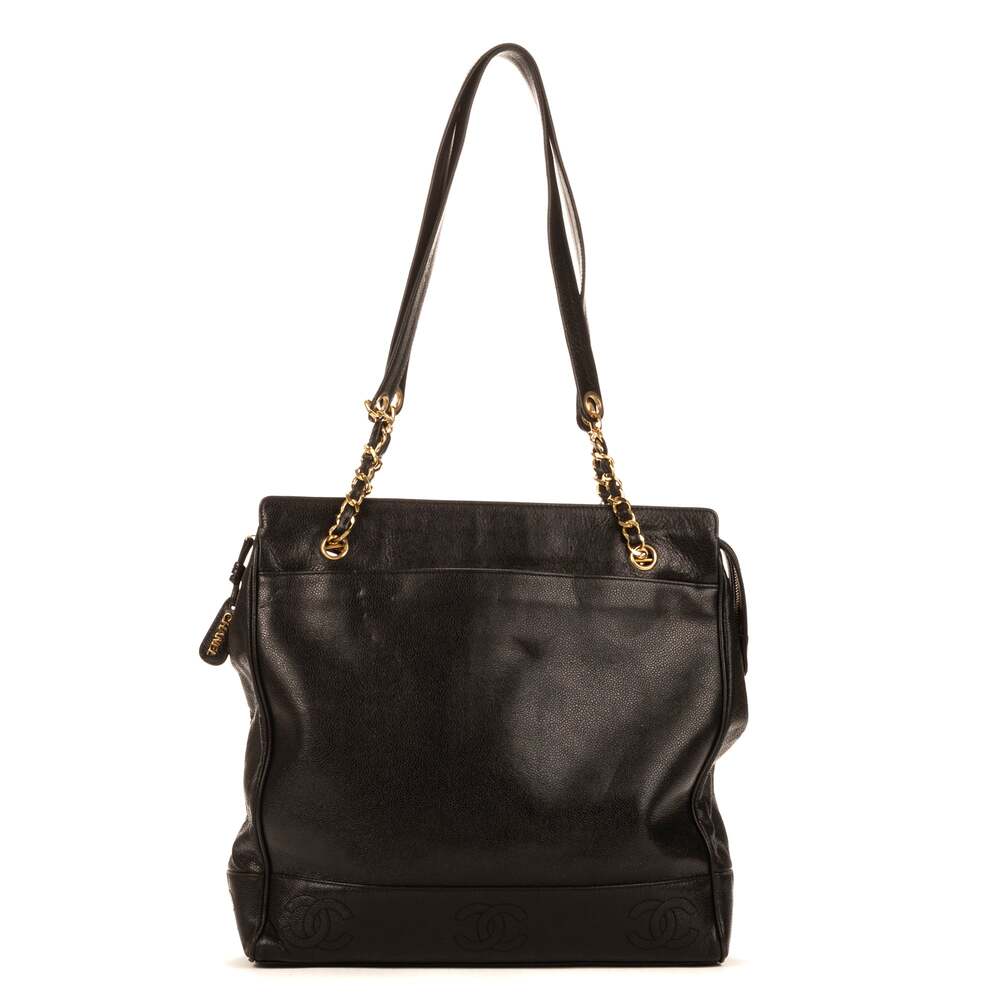 Chanel Vintage Stitched Cc Shoulder Bag #311267C24B